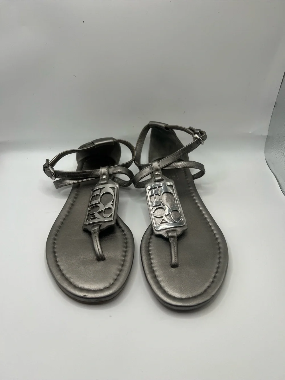 Coach strap sandals